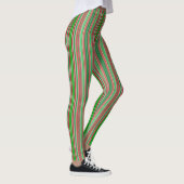 Kerststrepen - Verticaal Leggings (Rechts)