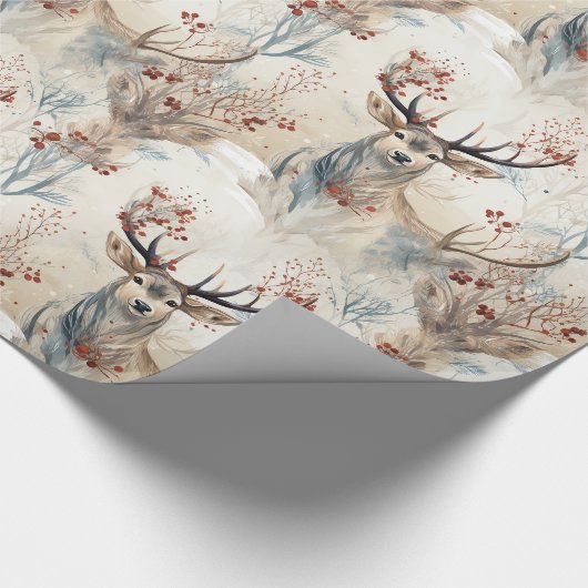 Kerststrijders voor de heerschappij cadeaupapier (Hoek)