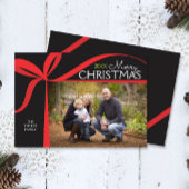 Kerststrik Kerstmis fotokaart Kaart