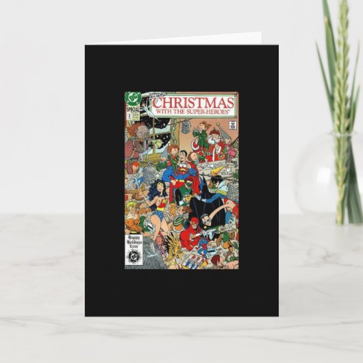 kerststrip feestdagen kaart (Voorkant)