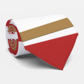 kerststripe met een notenkraker design stropdas (Opgerold)