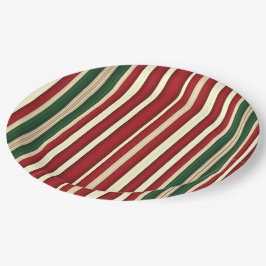 kerstStripes-11-papier Borden Papieren Bordje