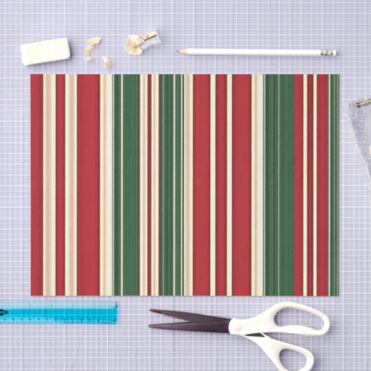 kerstStripes-1-WEEFSUE WRAPPINGPAPIER Tissuepapier (Craft)