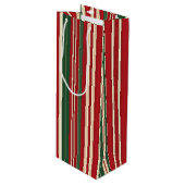 KerstStripes-1-WIJNLIJST Wijn Cadeautas (Voorkant Gekanteld)