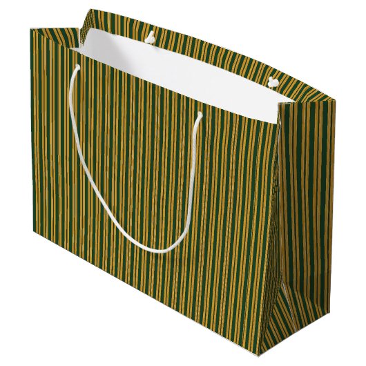 kerstStripes-21-GIFT BAG L Large Cadeautasje (Achterkant Gekanteld)