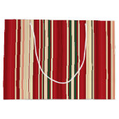 kerstStripes-22-GIFT BAG L Large Cadeautasje (Achterkant)