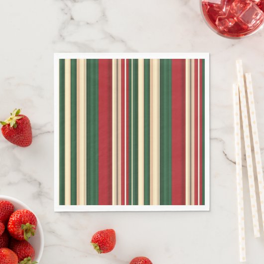 KerstStripes-24-Papieren luiers Servetten (Insitu)