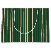 kerstStripes-4-GIFT BAG L Large Cadeautasje (Voorkant)