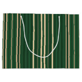 kerstStripes-4-GIFT BAG L Large Cadeautasje (Achterkant)
