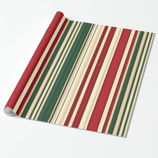 kerstStripes-6-GIFT WRAPPERPAPIER Cadeaupapier (Uitgerold)