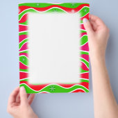 KerstSTRIPES HOLIDAY FLYER (Hand)