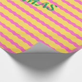 kerststripes omslagpapier cadeaupapier (Hoek)