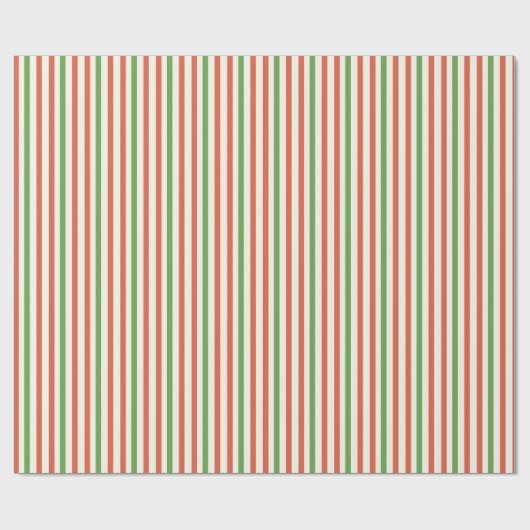 kerststripes omslagpapier cadeaupapier (Vlak)