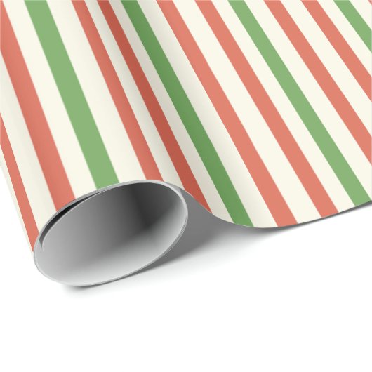 kerststripes omslagpapier cadeaupapier (Rol Hoek)