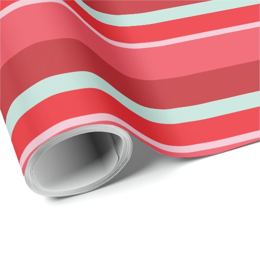 kerststripes omslagpapier cadeaupapier (Rol Hoek)