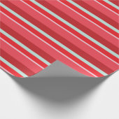 kerststripes omslagpapier cadeaupapier (Hoek)