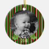 kerststripfoto's keramisch ornament (Voorkant)