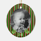 kerststripfoto's keramisch ornament (Links)