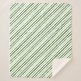Kerststrips met pepermunt snoepstokjes sherpa deken