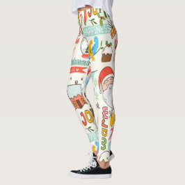 kerststriptekenmerken leggings