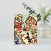  kerststripverhalen briefkaart (Staand voorkant)