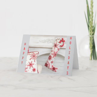 KERSTSTROMP VOL HOOP GEVULD MET "VREUGDE" FEESTDAGEN KAART