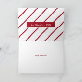 Kerststrook Kaart, 5" x 7" Vouwkaart Kaart (Binnen)