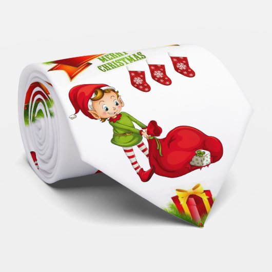 KerstStropdas, Elf Stropdas (Opgerold)