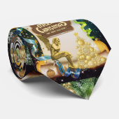 kerstStropdas, kerstengel Stropdas (Opgerold)