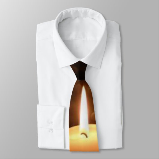 KerstStropdas, kerstkaars Stropdas (Gebonden)