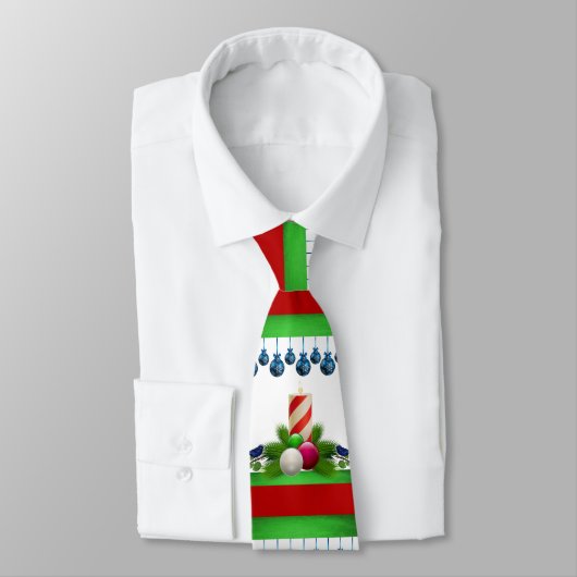 KerstStropdas, kerstkaars Stropdas (Gebonden)