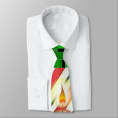 KerstStropdas, kerstkaars Stropdas (Gebonden)