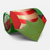 KerstStropdas, kerstkaars Stropdas (Opgerold)