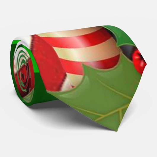 KerstStropdas, kerstkaars Stropdas (Opgerold)