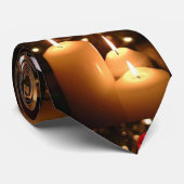 KerstStropdas, kerstkaars Stropdas (Opgerold)