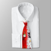 KerstStropdas, kerstman Stropdas (Gebonden)