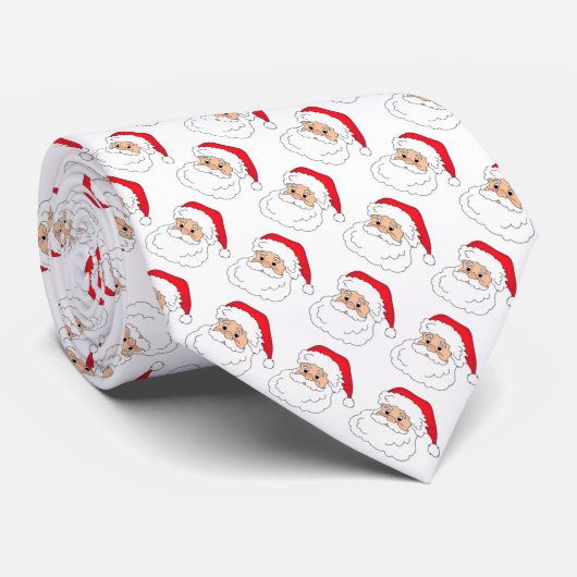 kerstStropdas/kerstman Stropdas (Opgerold)