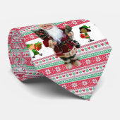 KerstStropdas, kerstman Stropdas (Opgerold)