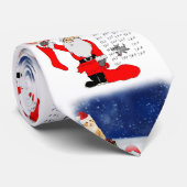 KerstStropdas, kerstman Stropdas (Opgerold)