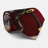 KerstStropdas, kerstman Stropdas (Opgerold)