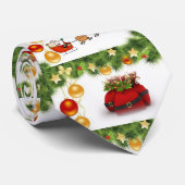 KerstStropdas, kerstman Stropdas (Opgerold)