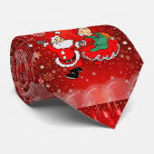 KerstStropdas, kerstman Stropdas (Opgerold)