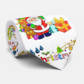 KerstStropdas, kerstman Stropdas (Opgerold)