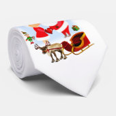 KerstStropdas, kerstman Stropdas (Opgerold)