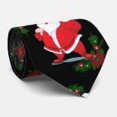 KerstStropdas, kerstman Stropdas (Opgerold)