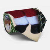 KerstStropdas, kerstman Stropdas (Opgerold)