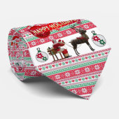 KerstStropdas, kerstman Stropdas (Opgerold)