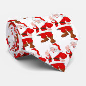 KerstStropdas/kerstman Stropdas (Opgerold)