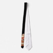 KerstStropdas met kerstman en rendierlijk kruid Stropdas (Achterkant)