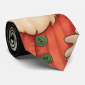 kerstStropdas met kerstman Ho Ho Ho Ho Stropdas (Opgerold)